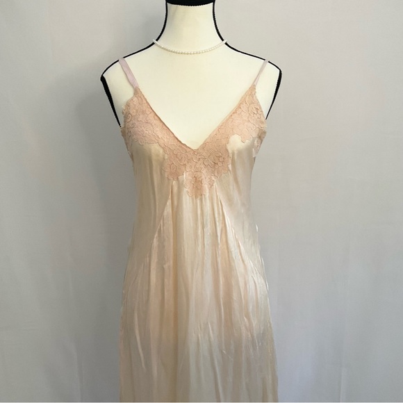 Antique Coquette Pink Nightgown - Picture 1 of 5